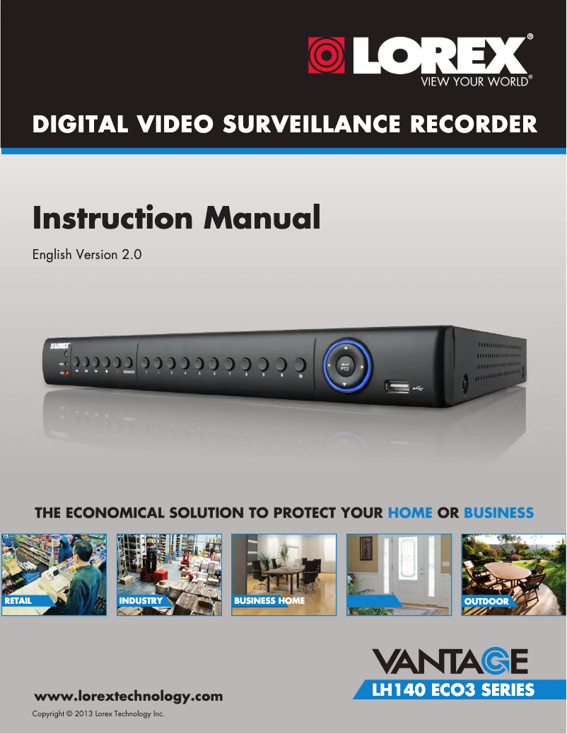 Página 1 del manual Manual de usuario Lorex LH148501