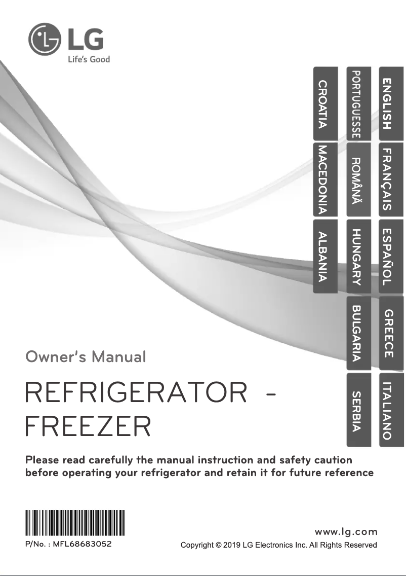 Image de la première page du manuel de l'appareil GT5521WH