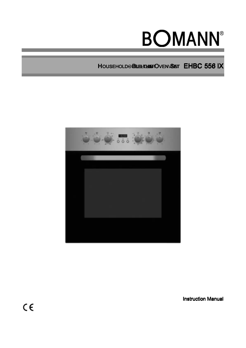 Page 1 de la notice Manuel utilisateur Bomann EHBC 556 IX