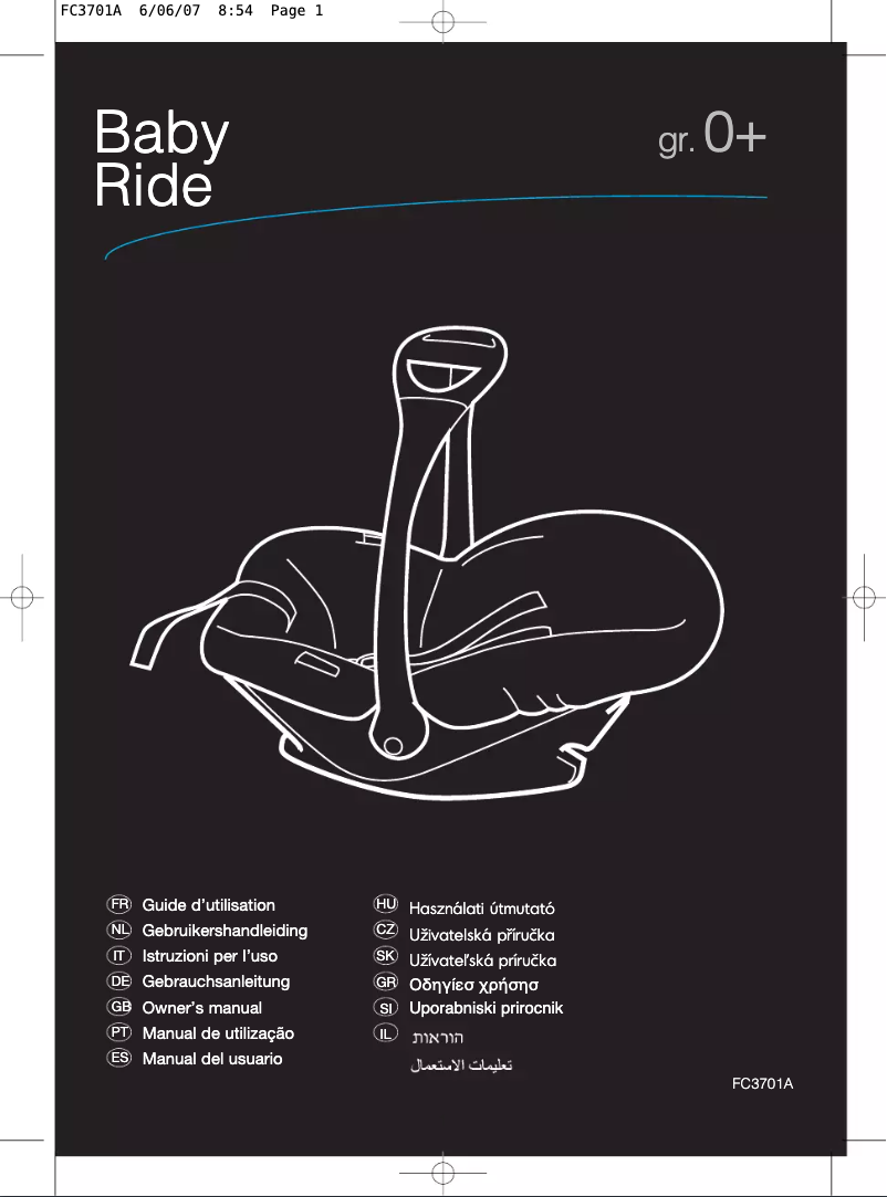 Page n°1 - Manuel utilisateur Osann Baby Ride