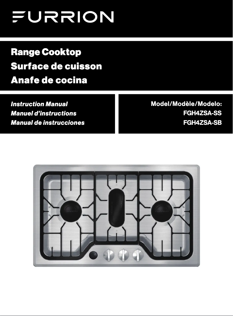Image de la première page du manuel de l'appareil FGH4ZSA-SS
