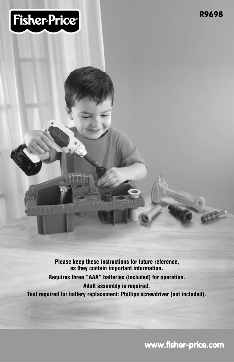 Page 1 de la notice Manuel utilisateur Fisher Price R9698