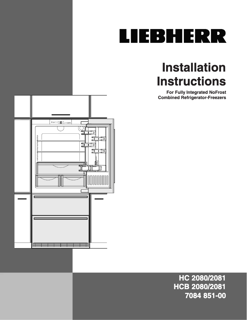 Page n°1 - Instructions / montage Liebherr HC 2081