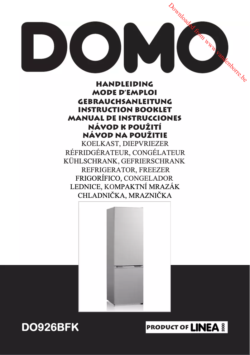 Page n°1 - Manuel utilisateur Domo DO926BFK