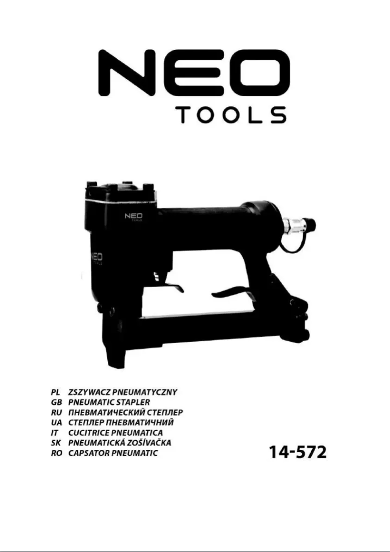 Image de la première page du manuel de l'appareil 14-572