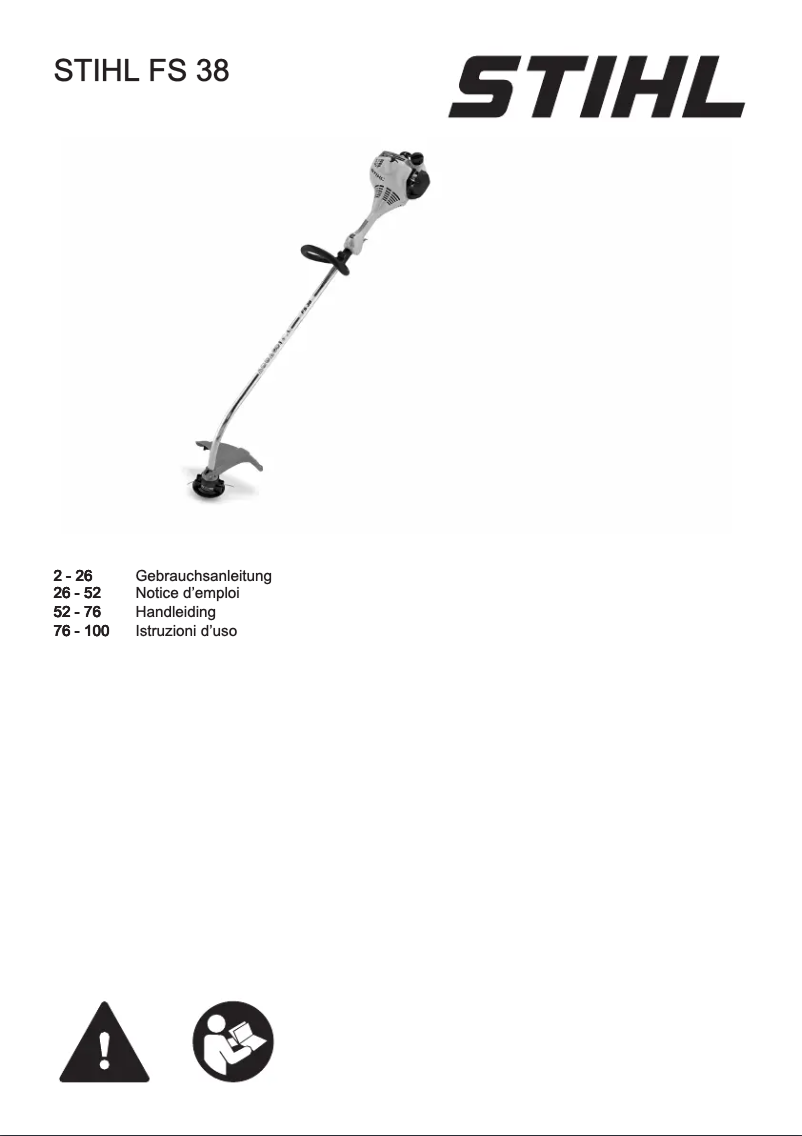 Image de la première page du manuel de l'appareil FS 38