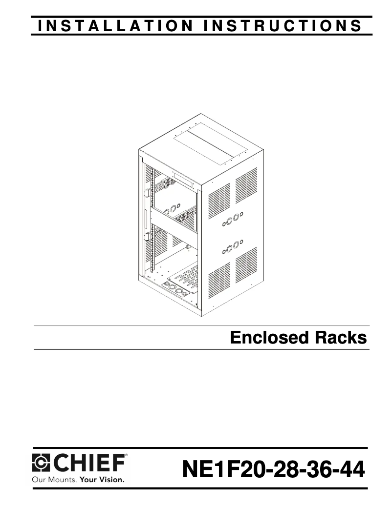 Page 1 de la notice Manuel utilisateur Chief NE1F3628