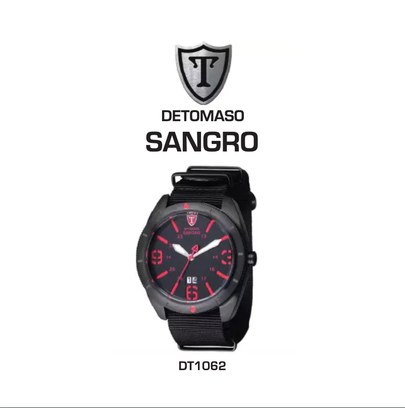 Page n°1 - Manuel utilisateur Detomaso Sangro