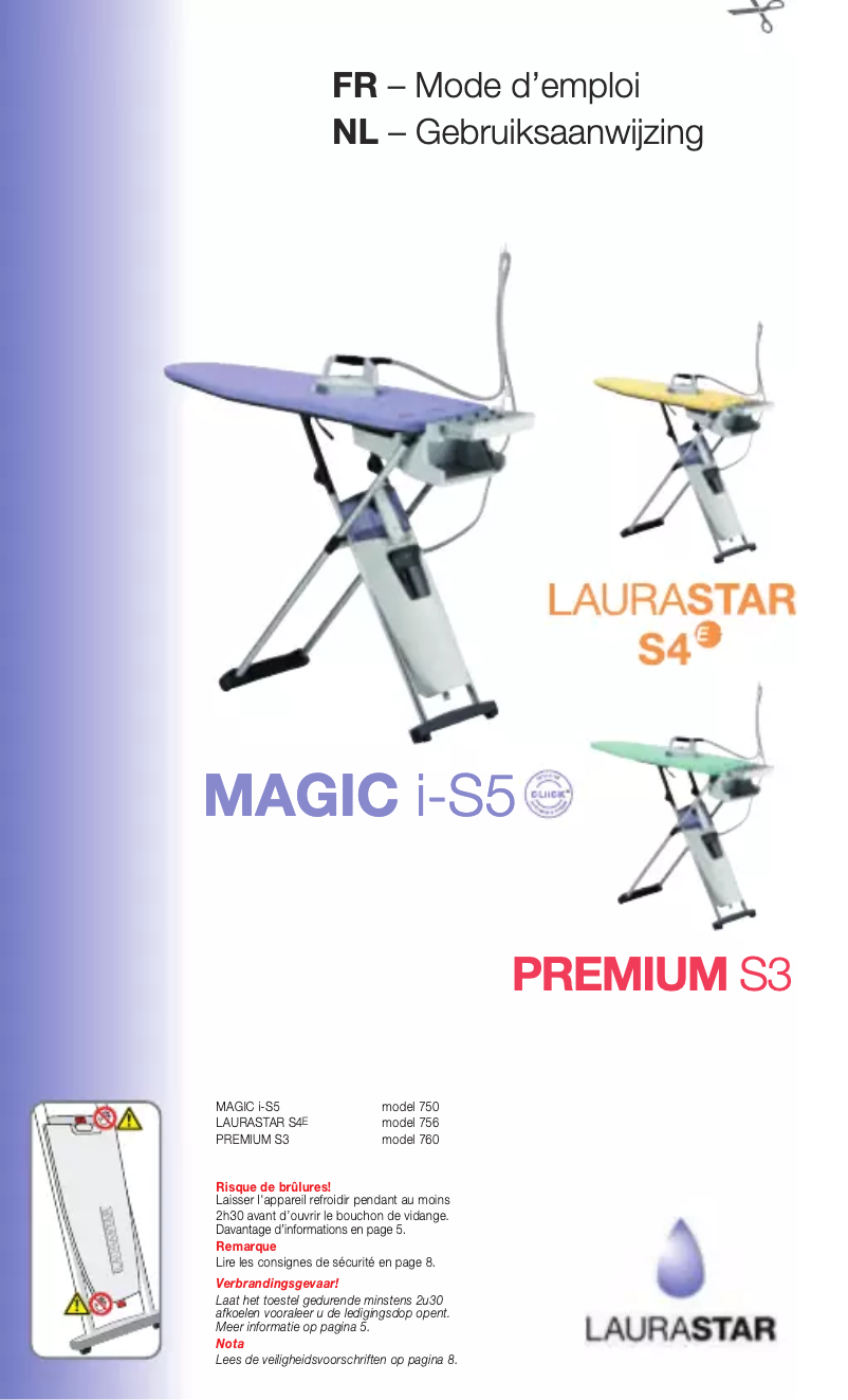 Page 1 de la notice Manuel utilisateur laurast Magic i-S5