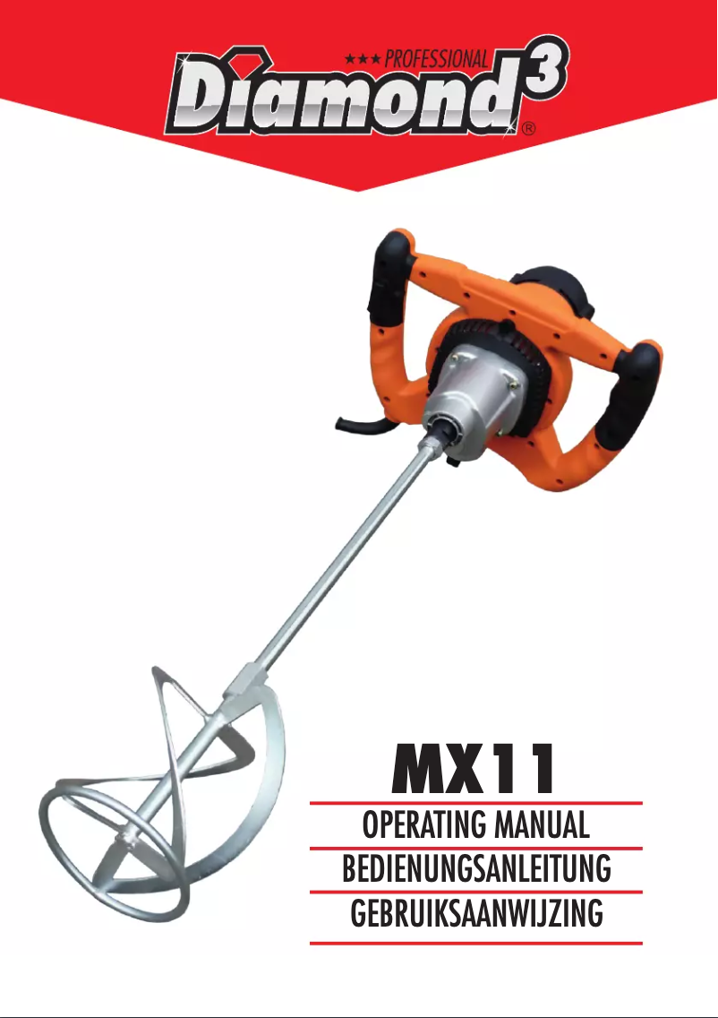 Page n°1 - Manuel utilisateur Diamond MX11