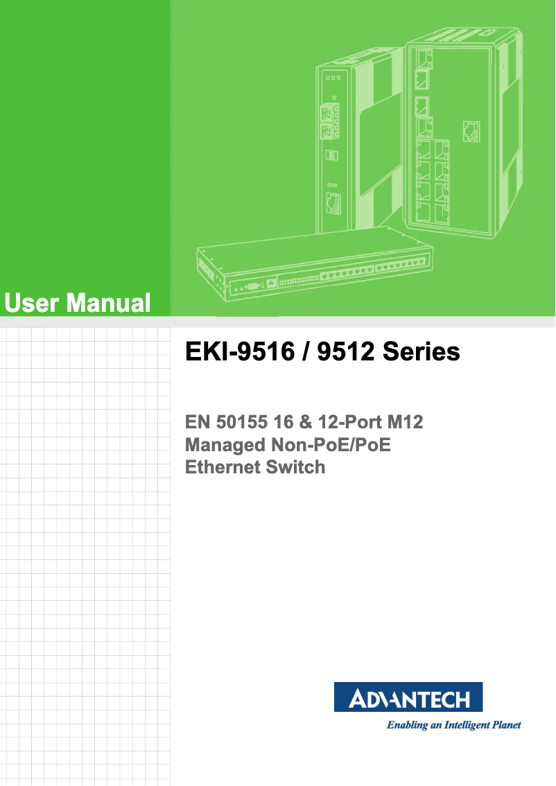 Image de la première page du manuel de l'appareil EKI-9516G