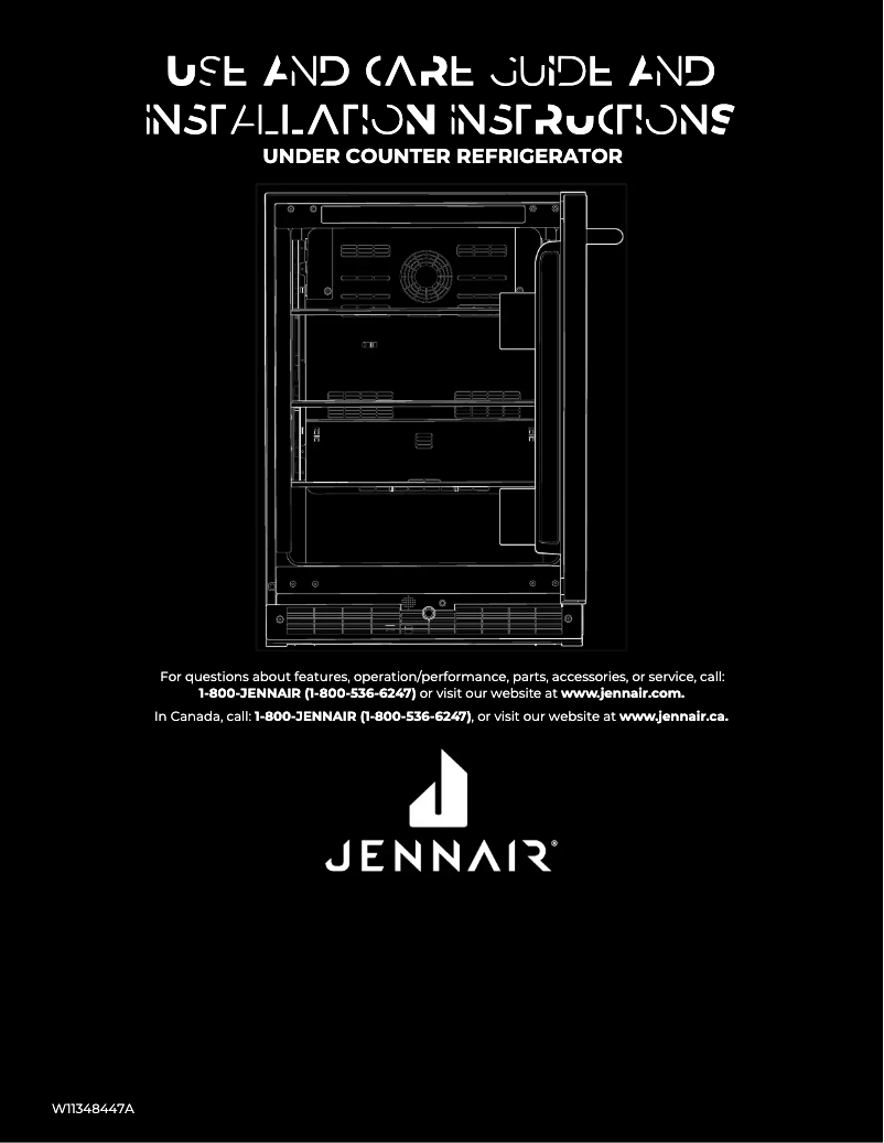 Page 1 de la notice Fiche technique JennAir JURFL242HL