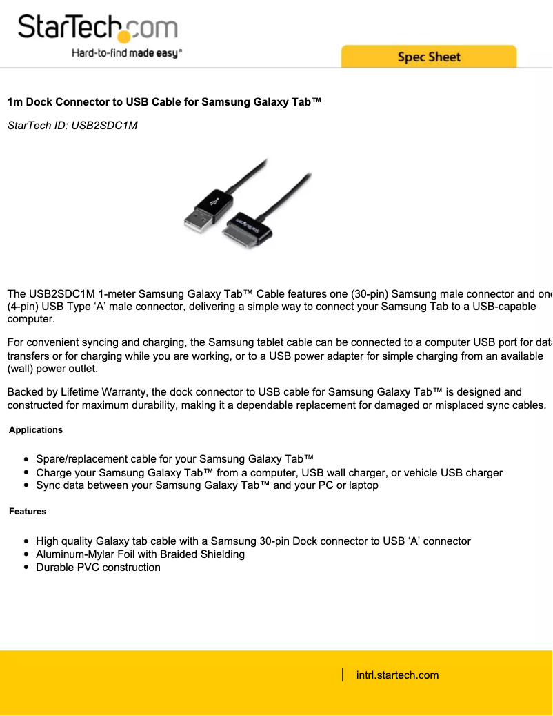 Image de la première page du manuel de l'appareil USB2SDC1M