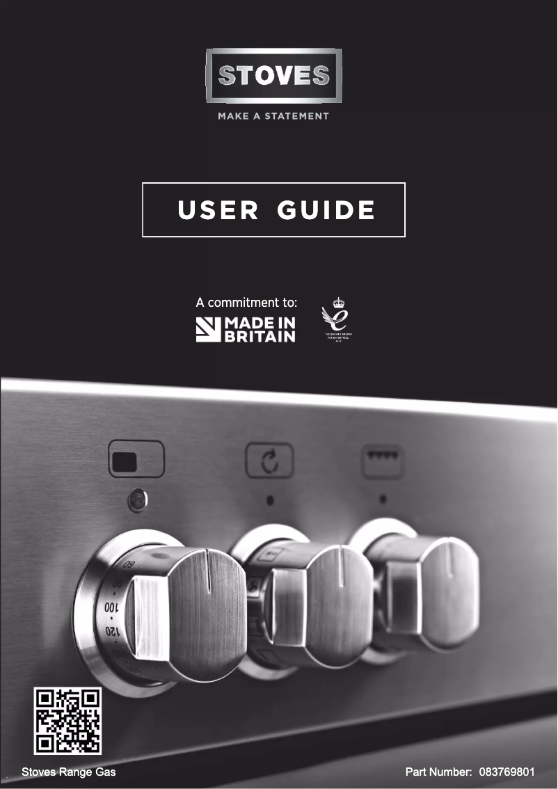 Page n°1 - Manuel utilisateur Stoves Sterling Deluxe S900G