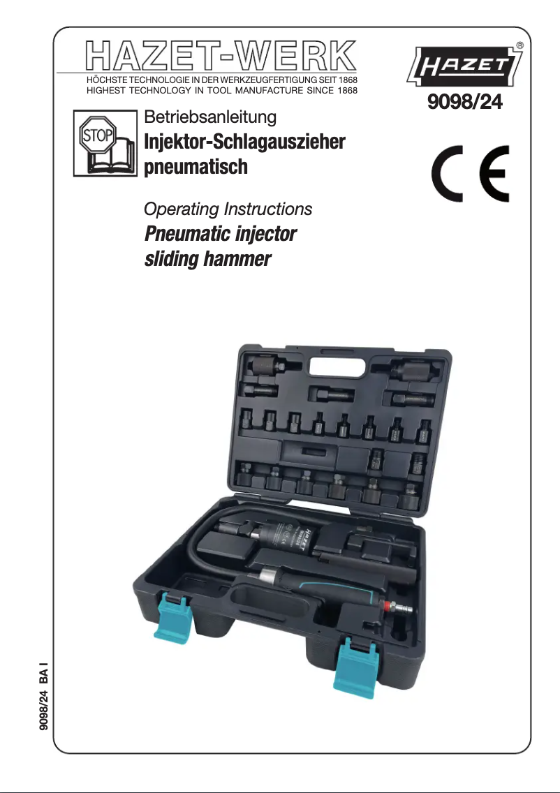 Imagen de la primera página del manual del dispositivo 9098/24