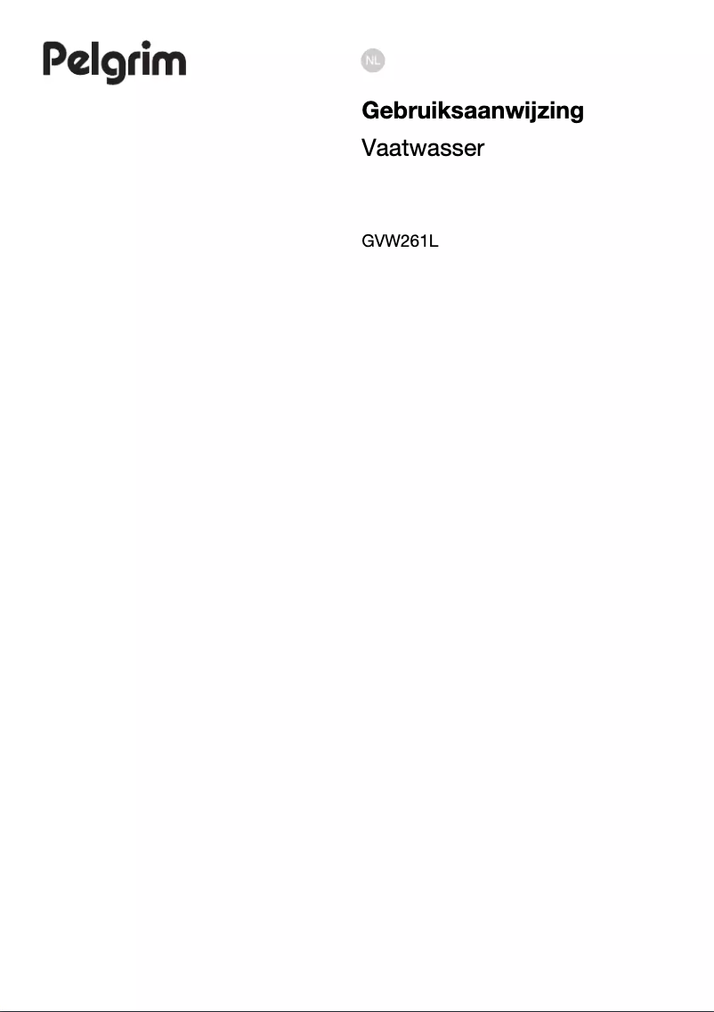 Image de la première page du manuel de l'appareil GVW261L