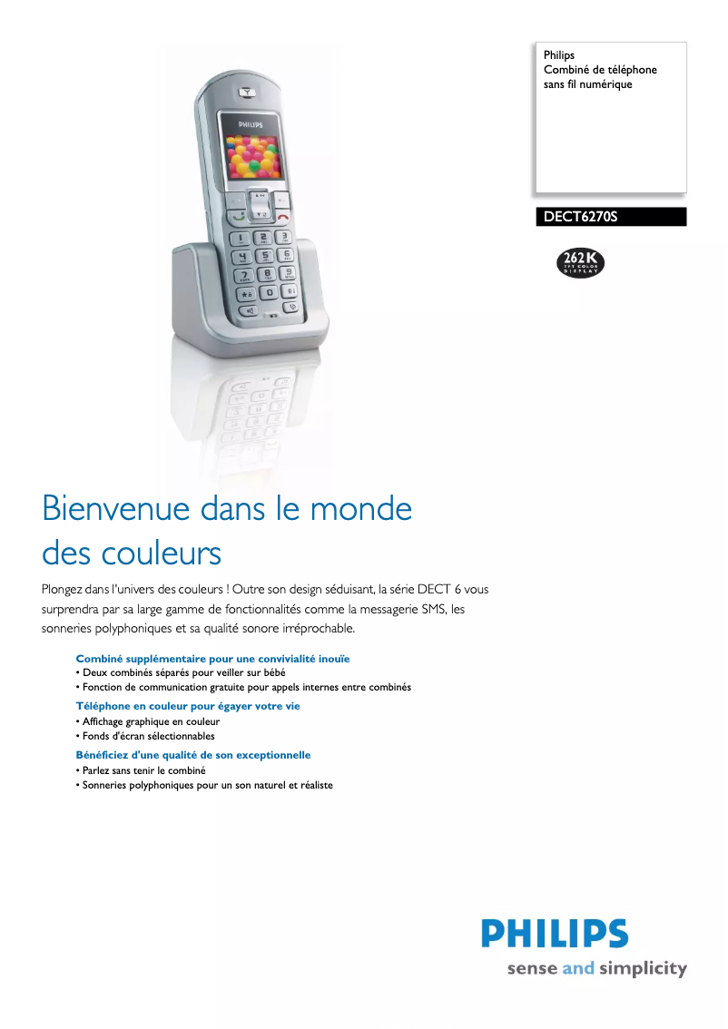 First page image of the manual for DECT 627