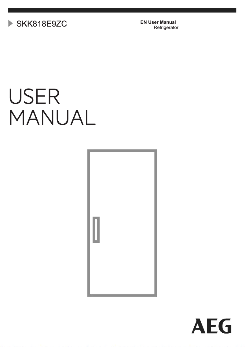Page n°1 - Manuel utilisateur AEG SKK818E9ZC