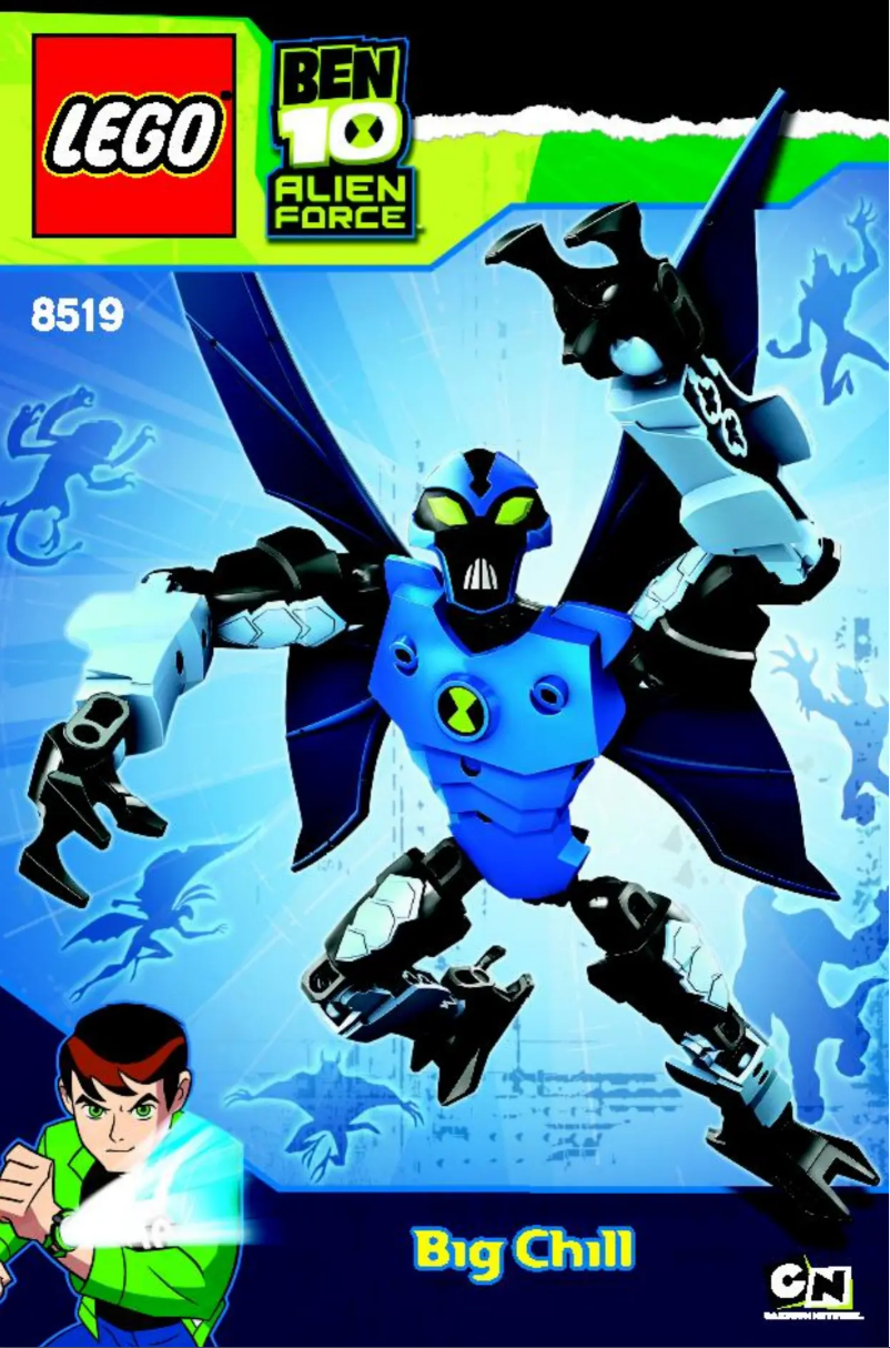 Page 1 de la notice Manuel utilisateur Lego Ben 10 8519
