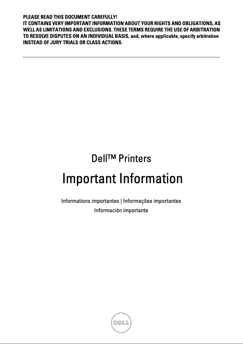 Page n°1 - Manuel utilisateur Dell S3845cdn