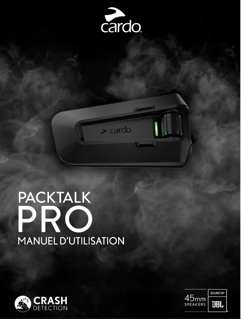 Page n°1 - Manuel utilisateur Cardo Packtalk Pro