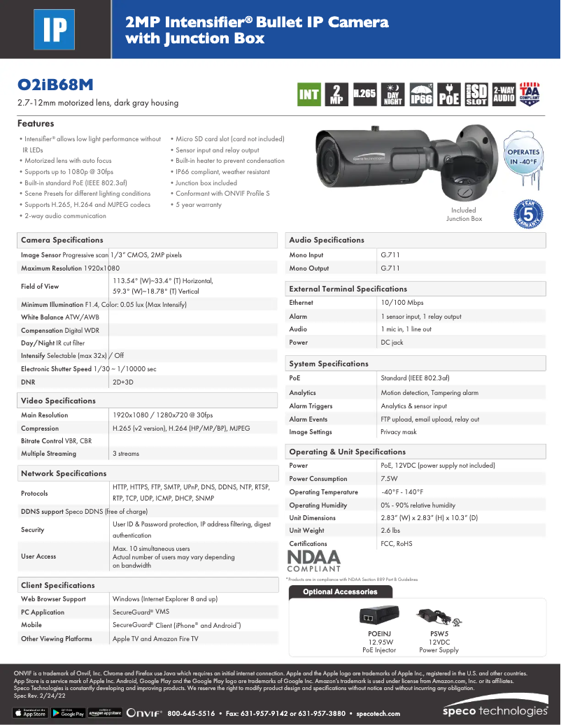 Image de la première page du manuel de l'appareil O2IB68M