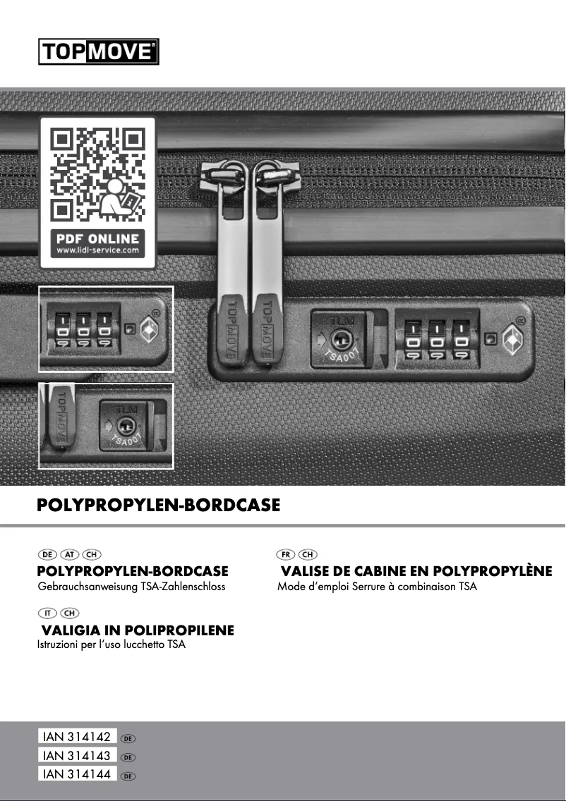 Image de la première page du manuel de l'appareil IAN 314144