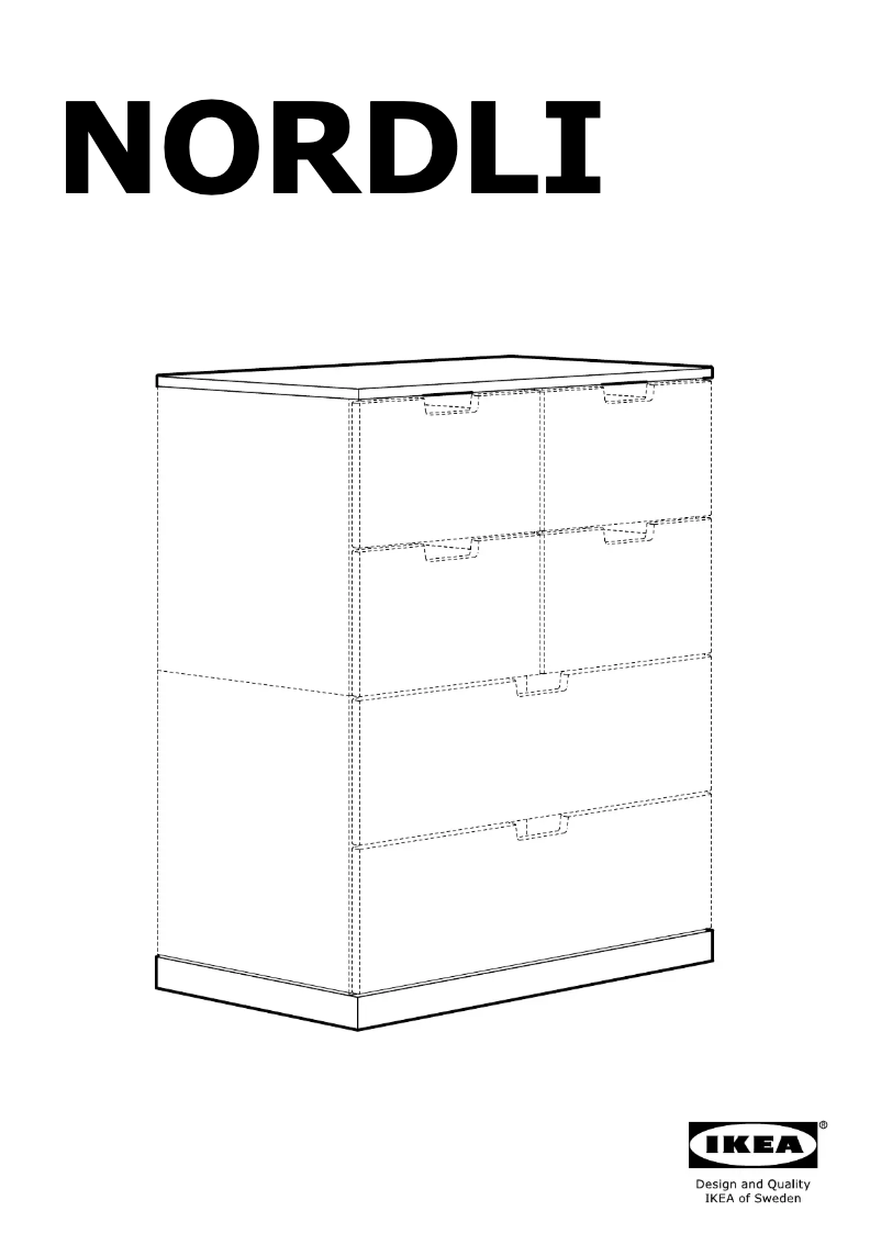 Página 1 del manual Manual de usuario Ikea NORDLI 004.731.79