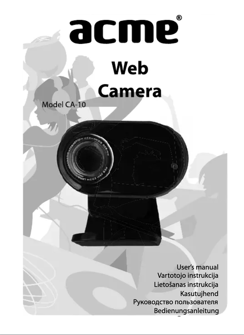 Image de la première page du manuel de l'appareil CA10