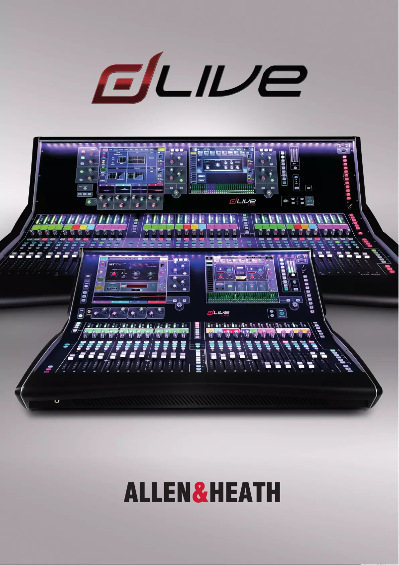 Page n°1 - Brochure Allen & Heath dLive CDM32