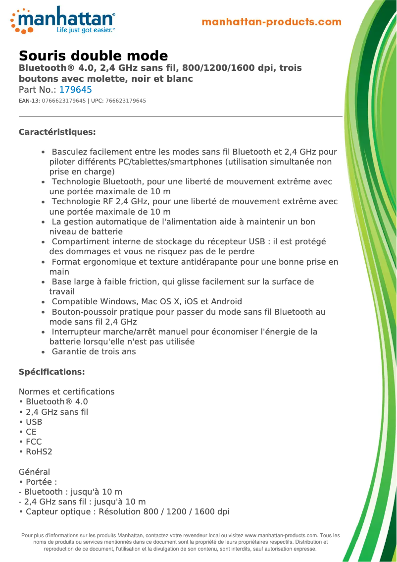 Image de la première page du manuel de l'appareil 179645