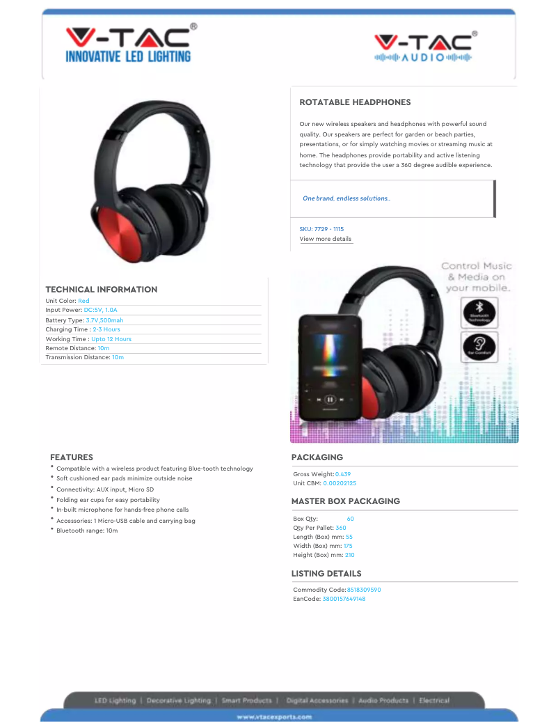 Imagen de la primera página del manual del dispositivo VT-6322