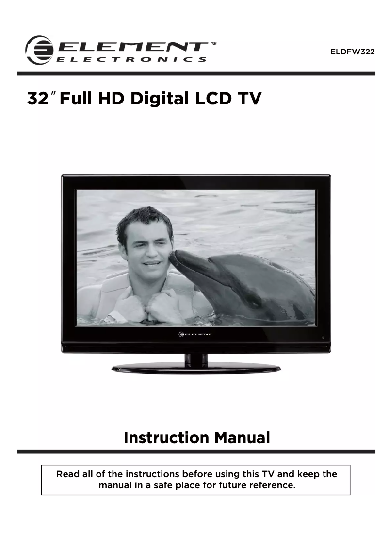 Image de la première page du manuel de l'appareil ELDFW322