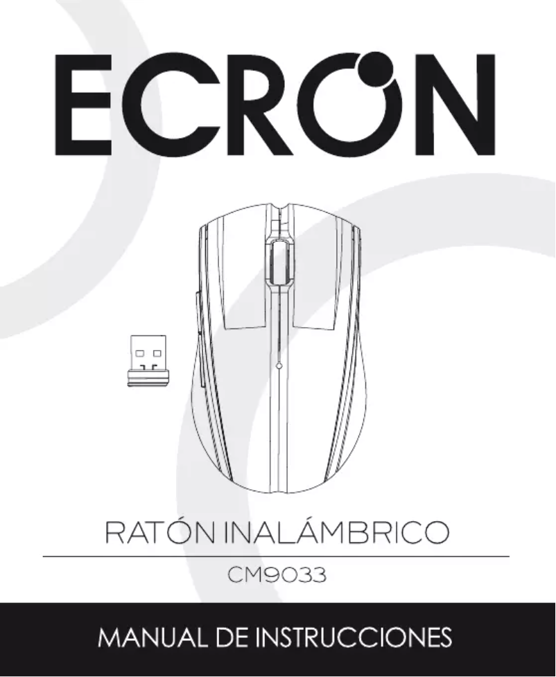 Page n°1 - Manuel utilisateur Ecron CM9033