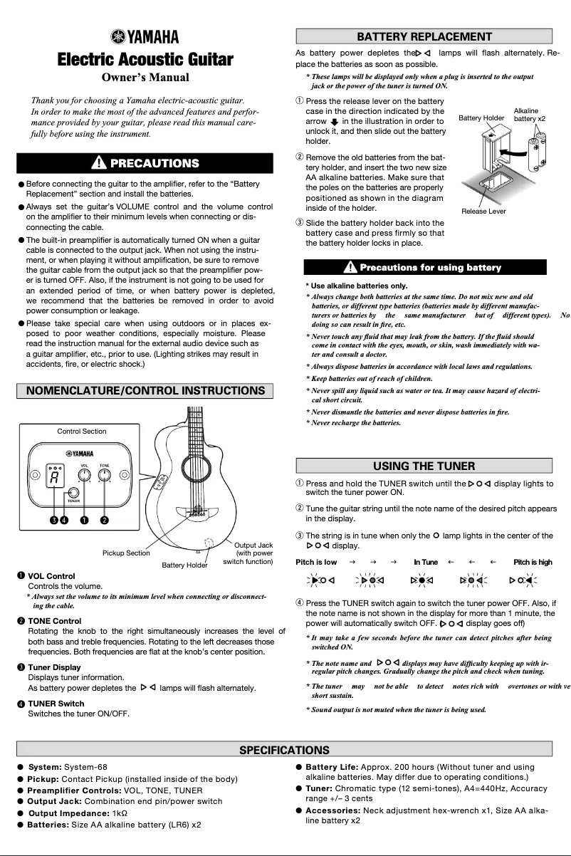 Image de la première page du manuel de l'appareil APXT2