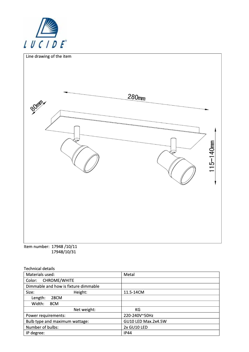 Image de la première page du manuel de l'appareil Sirene 17948/10/11