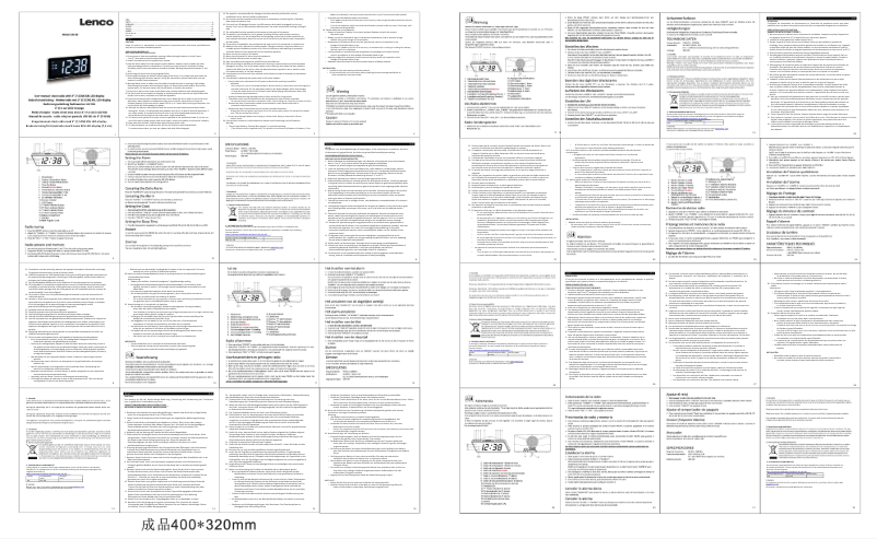 Image de la première page du manuel de l'appareil CR-30