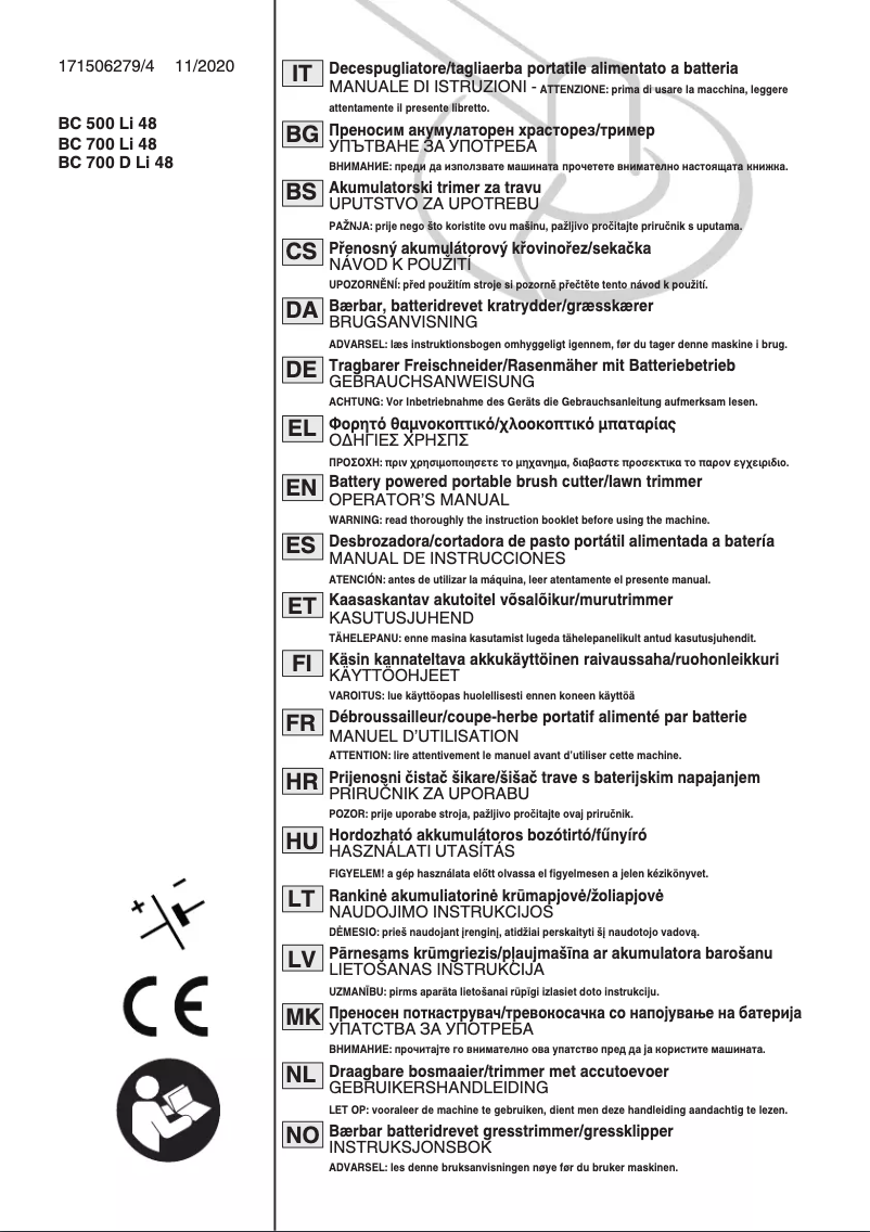 Image de la première page du manuel de l'appareil SBC 700 D AE