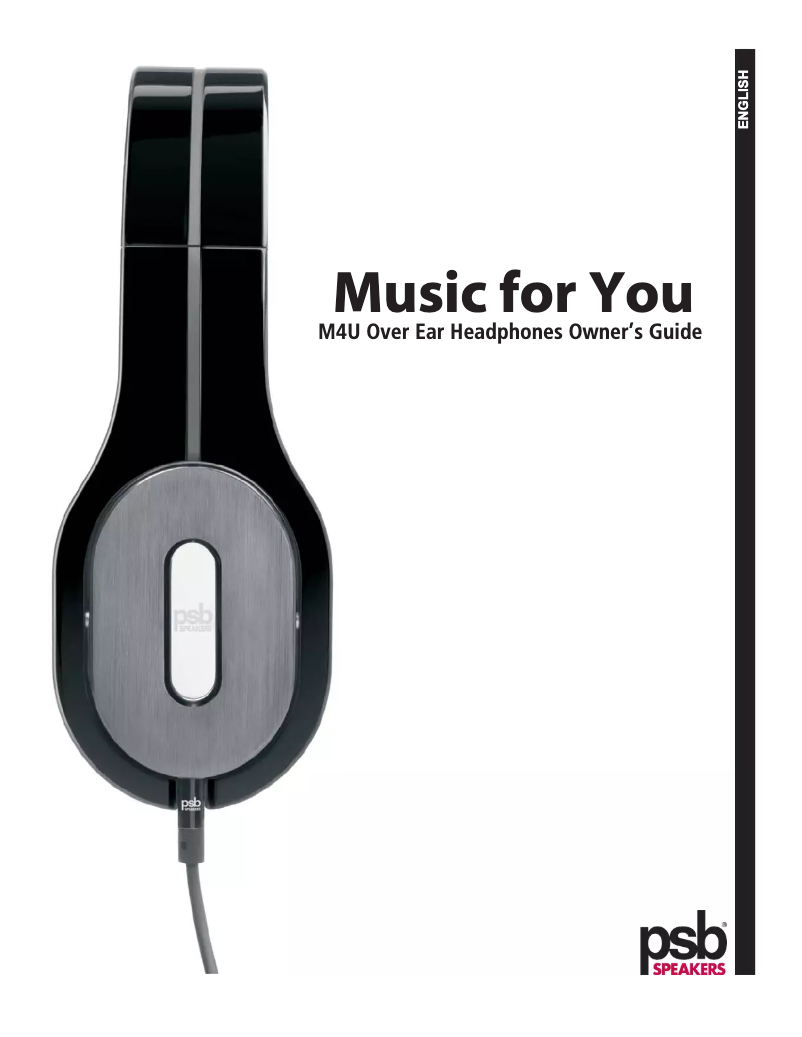 Page 1 of the manual User Manual PSB M4U 2