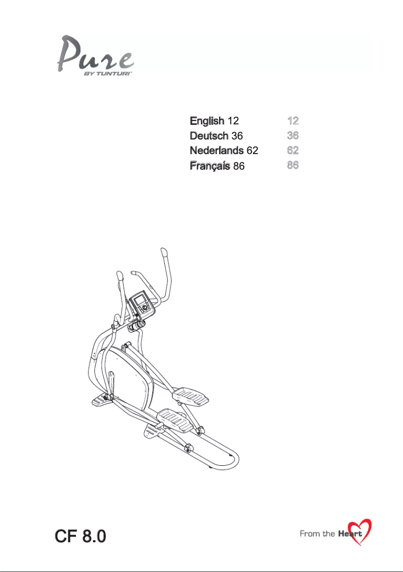 Image de la première page du manuel de l'appareil Pure CF 8.0