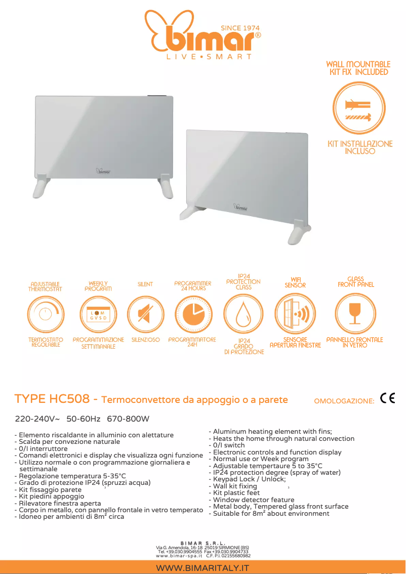 Image de la première page du manuel de l'appareil HC508