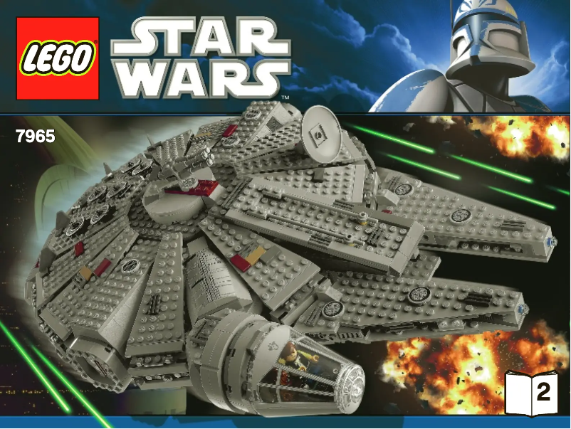 Page 1 de la notice Manuel utilisateur Lego Star Wars 7965