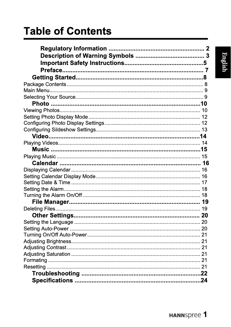 Image de la première page du manuel de l'appareil SD80M7MB