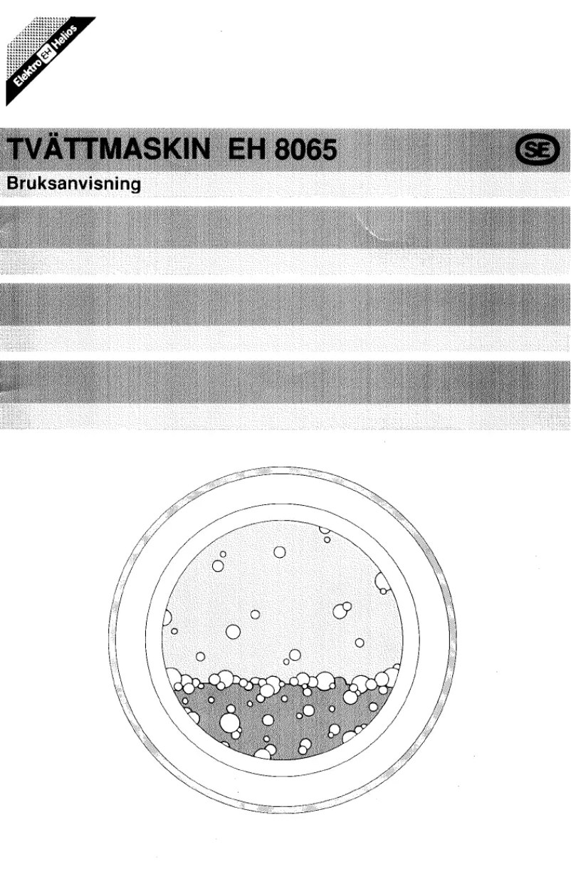 Page 1 of the manual User Manual Elektro Helios EH8065