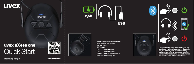 Image de la première page du manuel de l'appareil aXess one