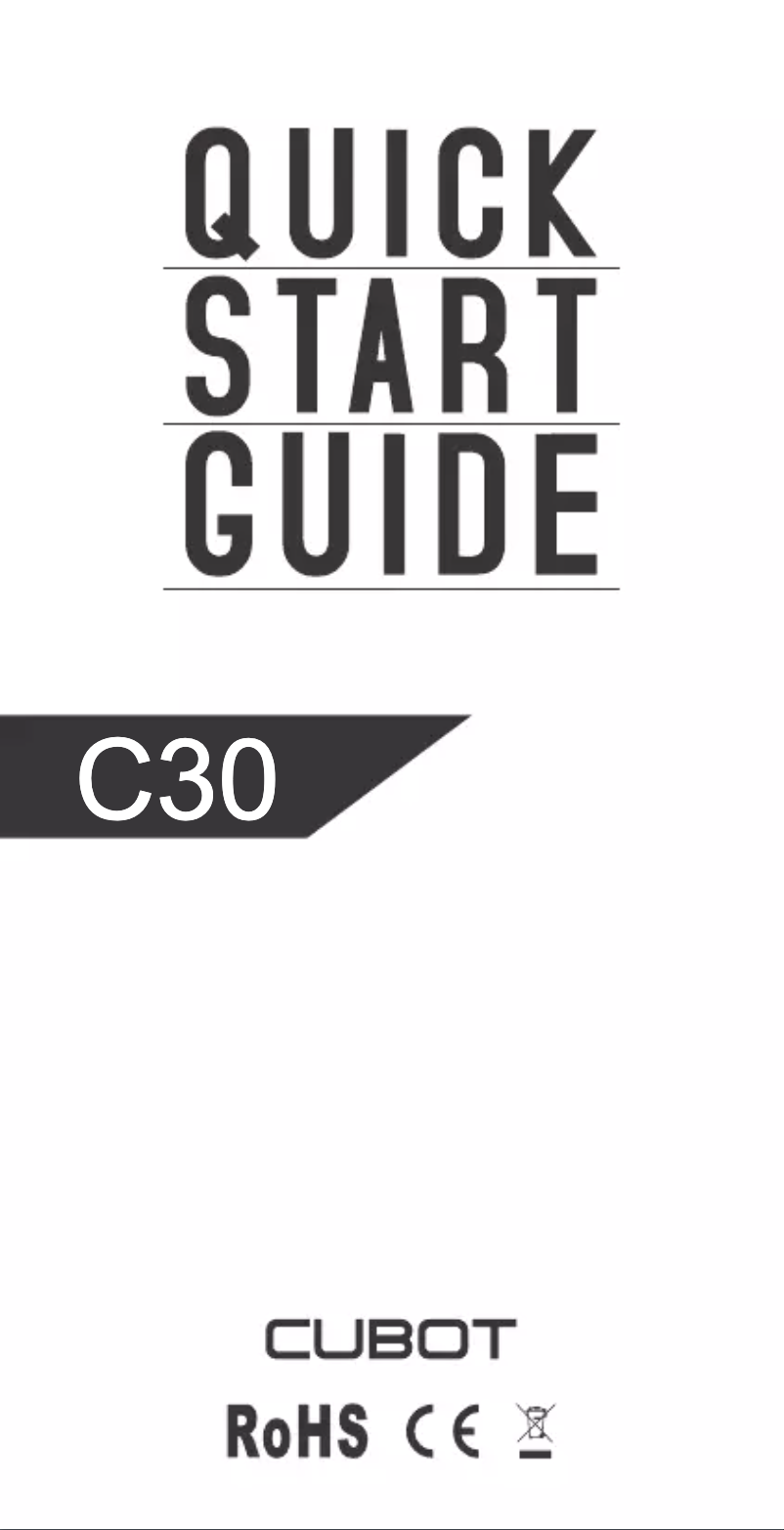 Image de la première page du manuel de l'appareil C30