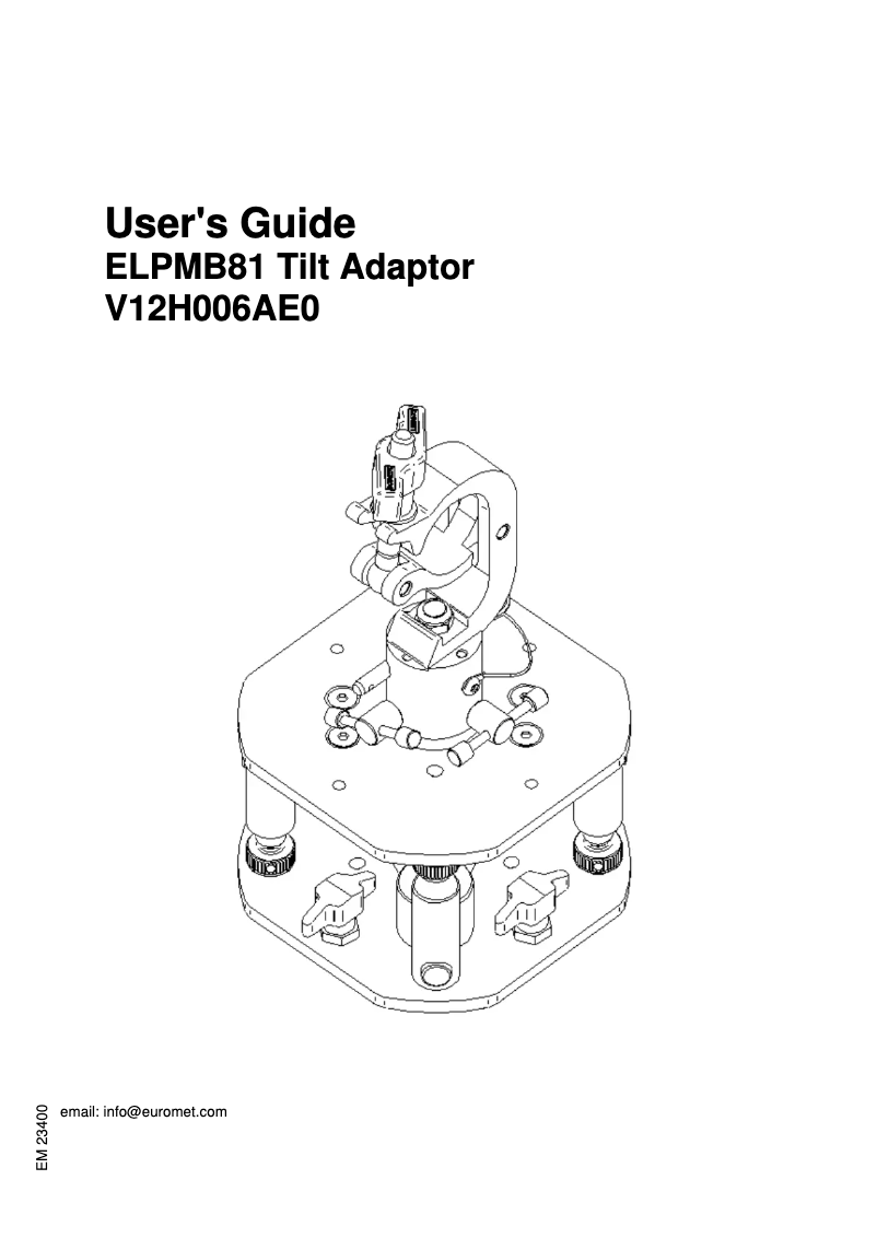Página 1 del manual Manual de usuario Epson ELPMB81
