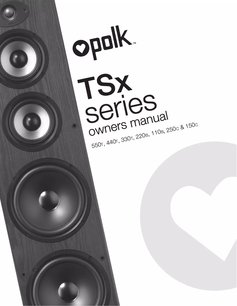 Image de la première page du manuel de l'appareil TSx 550T