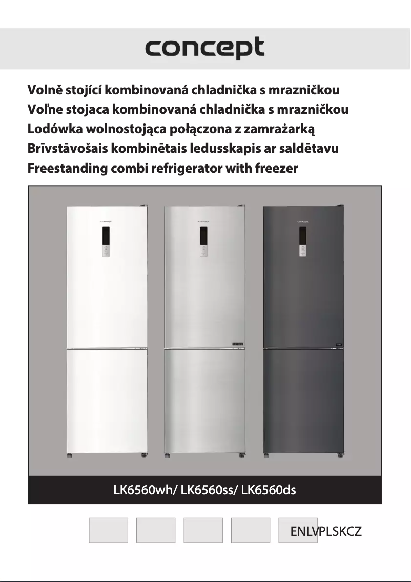 Page n°1 - Manuel utilisateur Concept LK6560SS