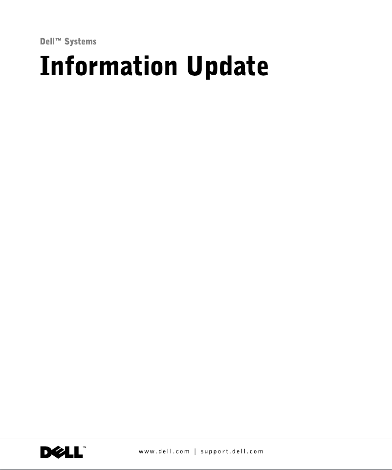 Page n°1 - Manuel utilisateur Dell PowerEdge 2650